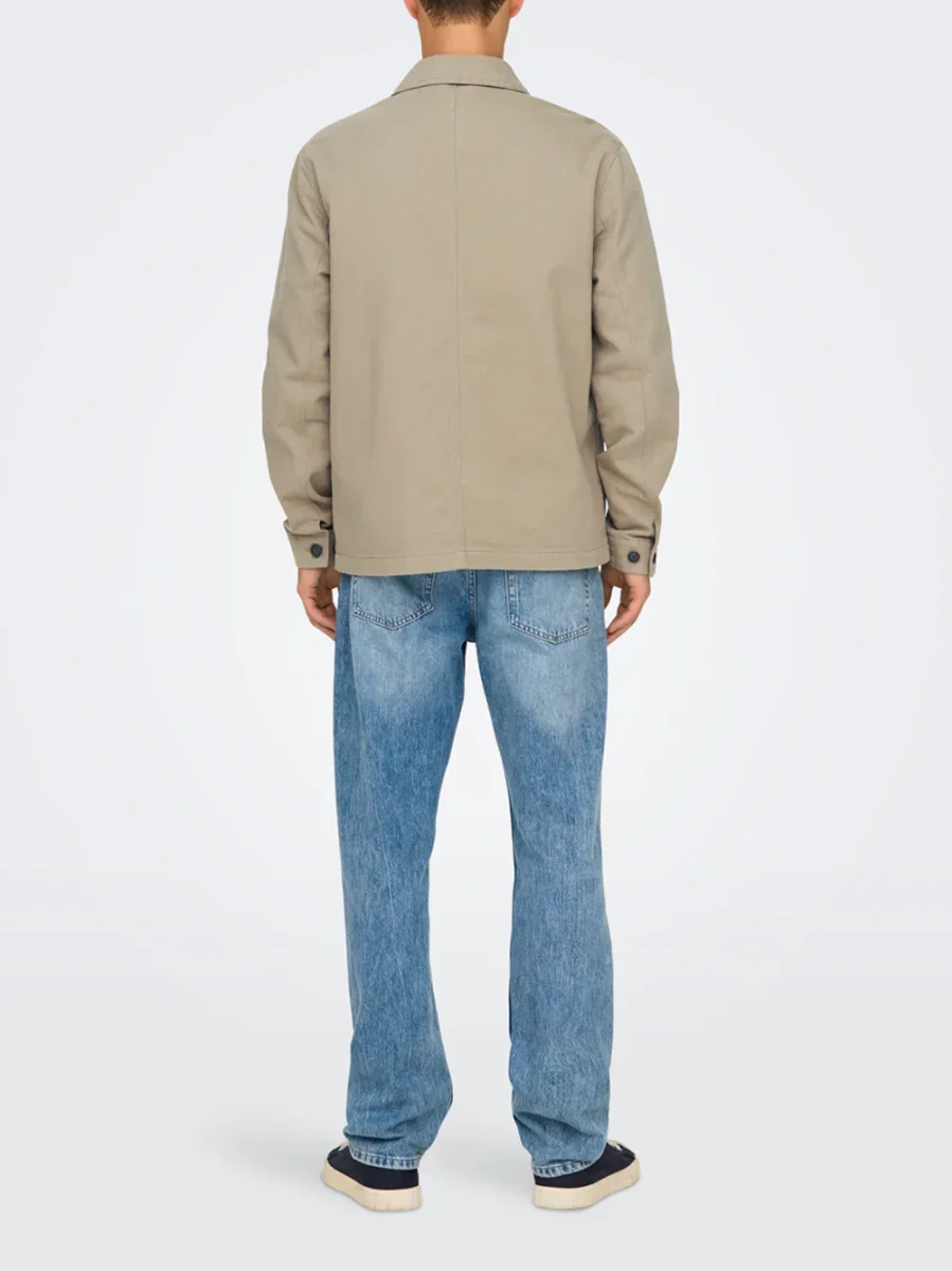 Only & Sons Giacca leggera da uomo Sean beige - immagine 4