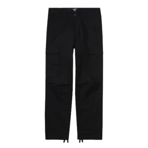 Carhartt Wip Pantalone da uomo con tasconi Regular Cargo nero