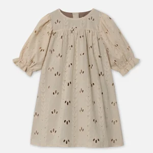 Vestito con ricamo inglese