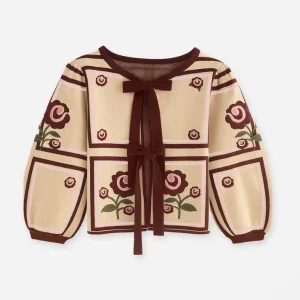 Charlotte embroidered cardigan