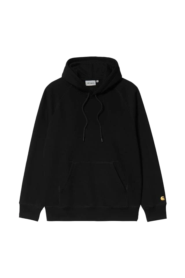 Carhartt Wip Felpa con cappuccio da uomo Chase nera
