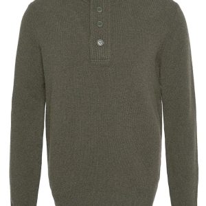 Barbour Maglia in lana da uomo  Essential Patch Verde