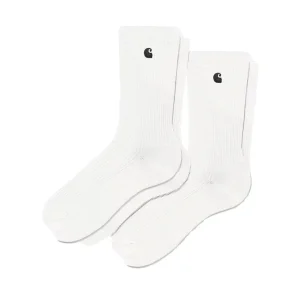 Carhartt Wip Calzini unisex Madison Pack bianchi