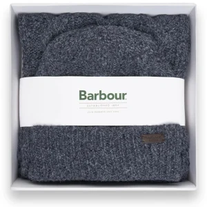 Barbour Set regalo sciarpa e cappello Jesmond