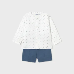 Mayoral Compl. bermuda e camicia m/l P/E25