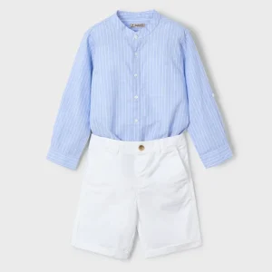 Mayoral Compl.bermuda camicia m/l c/c P/E25