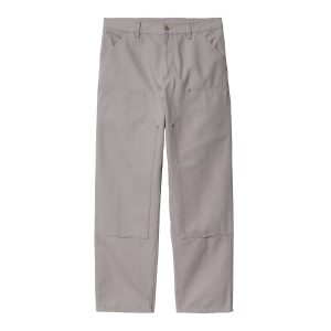 Carhartt Wip Pantalone da uomo Double Knee Grigio chiaro