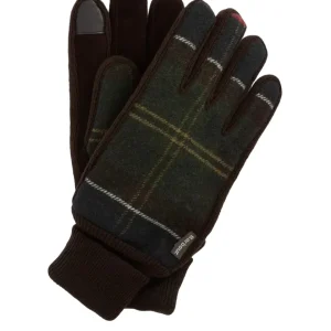 Barbour Guanti di lana in tartan Hackney MGL0144TN11