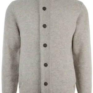 Barbour Maglione da uomo con zip Patch