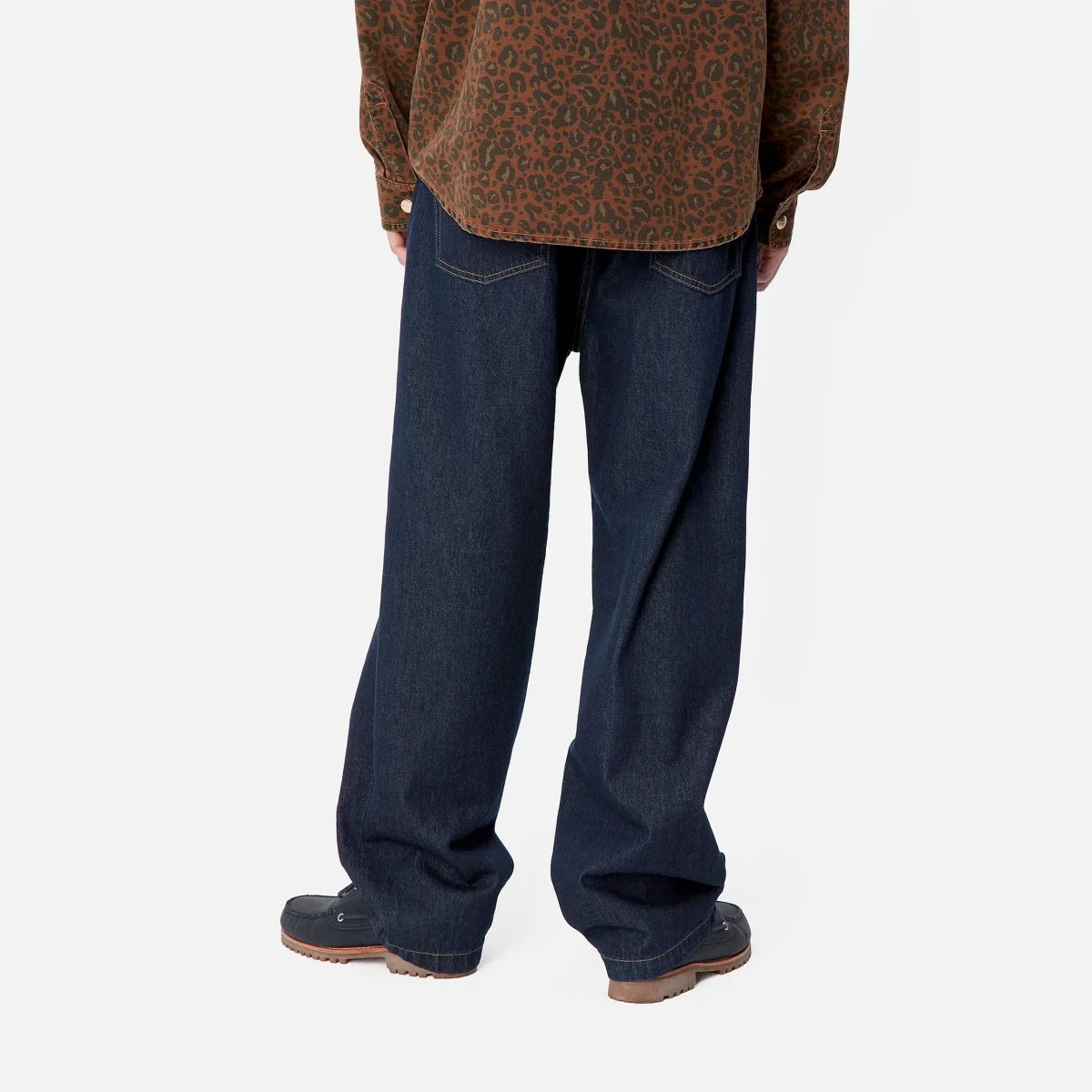 Carhartt Wip Jeans largo da uomo Landon Blu - immagine 6