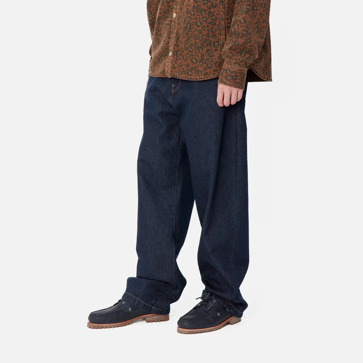 Carhartt Wip Jeans largo da uomo Landon Blu - immagine 3