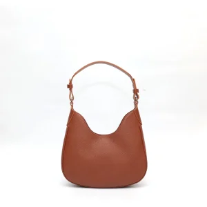 Mini Cloe in pelle marrone