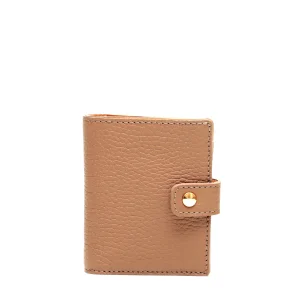 Portafoglio Cara in pelle tortora