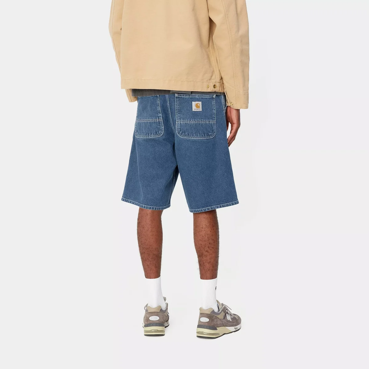 Carhartt Wip Pantaloncino in jeans da uomo Simple lavaggio medio - immagine 6
