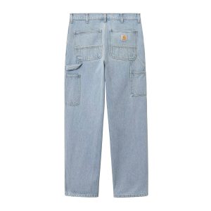 Carhartt Wip Jeans da uomo Single Knee lavaggio chiaro