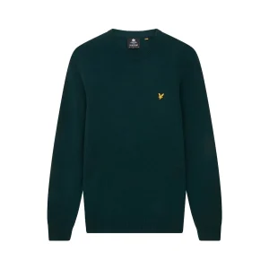 LYLE & SCOTT COTTON MERINO MAGLIA DA UOMO GIROCOLLO KN400VC