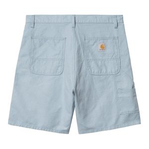 Carhartt Wip Pantaloncino da Uomo Walter Single Knee Celeste